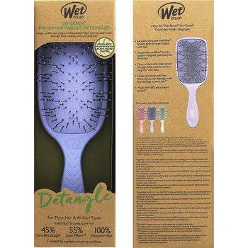 kartáč na vlasy Wet Brush Go Green Thick Hair Paddle Detangler kartáč na vlasy Purple
