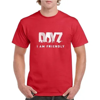 Pánské tričko DayZ I Am Friendly Red - tričko XL