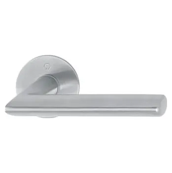 HOPPE klika 1/2 STOCKHOLM na ploché kulaté rozetě, F69 nerez