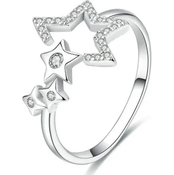 Šperk Dámský prstýnek s hvězdami D2029