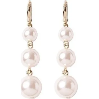 Náušnice Dámské visací náušnice s perlami G1113 bílá