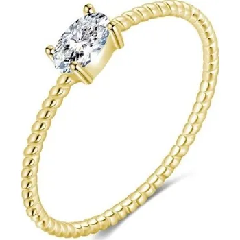 Šperk Dámský prstýnek D2302 zlatá 9