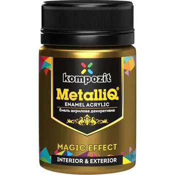 Vodová barva MetalliQ Kompozit Akrylová barva s metalickým efektem 70g