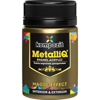 Vodová barva MetalliQ Kompozit Akrylová barva s metalickým efektem 70g