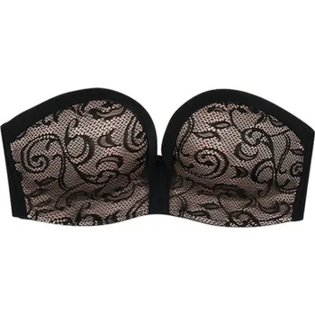 Podprsenka Bandeau podprsenka J1655 černá 75C