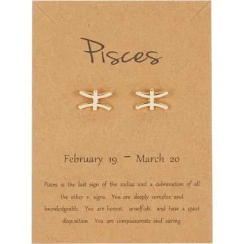 Náušnice Dámské peckové náušnice znamení horoskopu 4