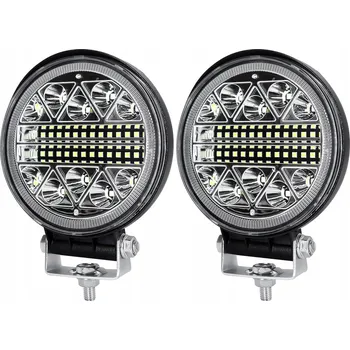 2ks 102W Pracovní halogenová LED lampa reflektor 34LED