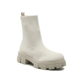 Dámská obuv Polokozačky DeeZee WS5553-11 Écru 37