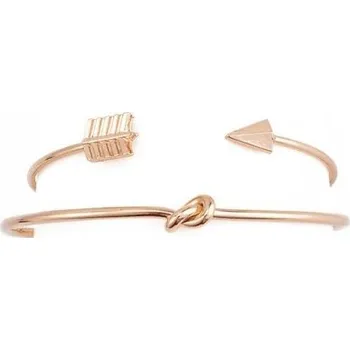 Náramek Dámský otevřený náramek 2 ks