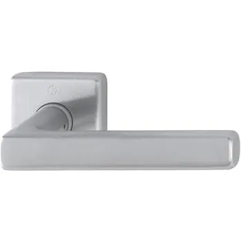 HOPPE poloviční sada klik DALLAS hranatá, čtyřhran 8/62 mm, nerez mat