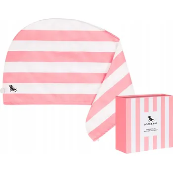 Prostěradlo Turban na vlasy DOCK & BAY polyester růžový