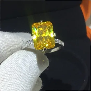 Šperk Dámský prstýnek D1460 žlutá 8