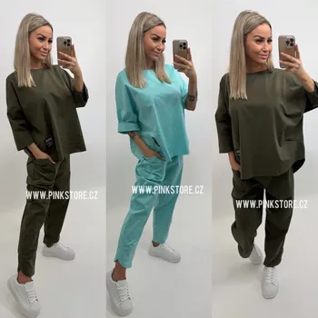 Pánská móda ALESA tyrkysová