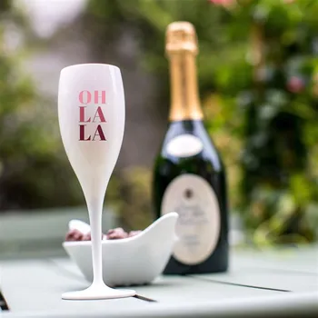 Koziol nerozbitná sklenice na šampaňské Cheers No.1 OH LA LA 100 ml