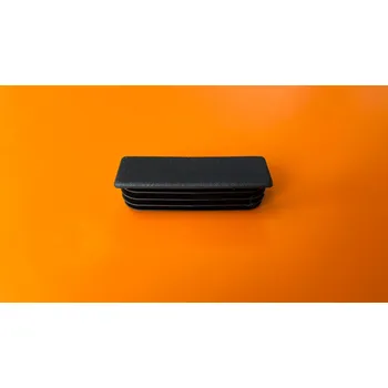 Stavební profil Zátka černá pro profily 60x20 mm