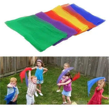 Létající drak Barevné šátky na žonglování 6 ks