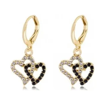 Náušnice Dámské kruhové náušnice s přívěskem G694 5