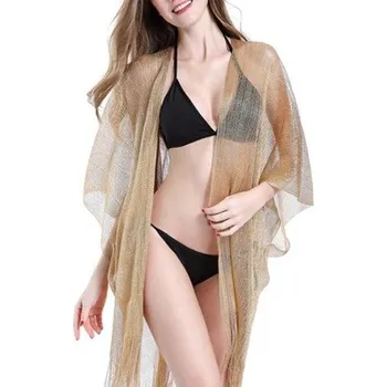 Dámský letní přehoz P273 zlatá