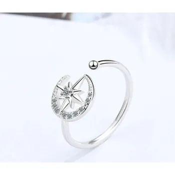 Prsten Dámský prstýnek s hvězdou D2812