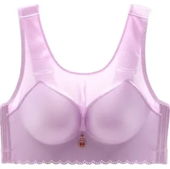 Podprsenka Dámská vyztužená podprsenka - Plus size fialová 80C