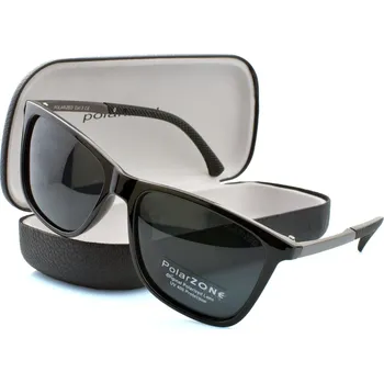 Sluneční brýle PolarZONE černé "nerd" polarizační UV-400
