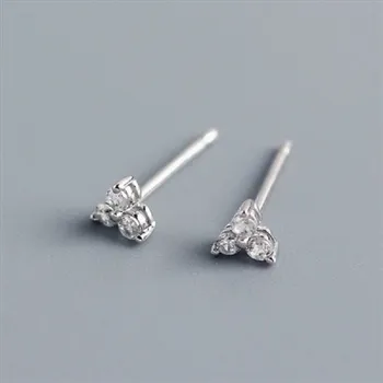 Náušnice Dámské náušnice J120 stříbrná 1