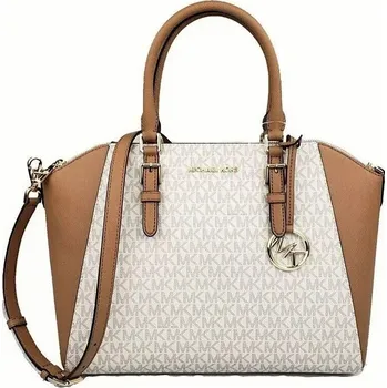 Kabelka Michael Kors Ciara large logo vanilla + doprava zdarma