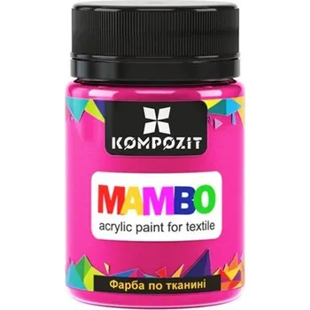 Speciální výtvarná barva MAMBO Fluorescenční barva na textil a kůži 50 ml