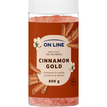 Koupelová sůl On line sůl do koupele Skořice 800 g