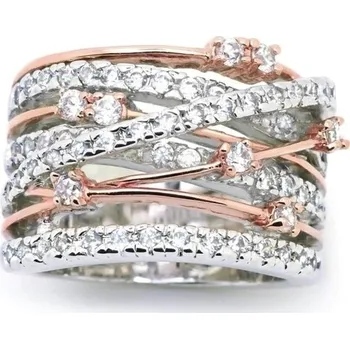 Prsten Dámský prstýnek D2797 starorůžová 11