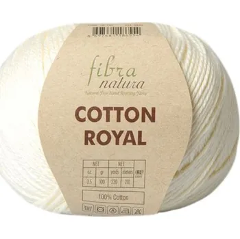 Příze Příze Cotton Royal, 18-702, smetanová