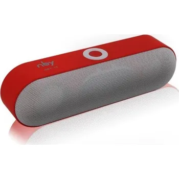 Bluetooth stereo reproduktor NBY-18, 2x3W červená