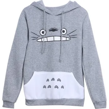 Dámská mikina Dámská šedá mikina s kapucí XS