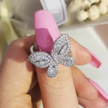 Prsten Dámský prstýnek s motýlem D1626 6