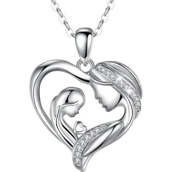 Náhrdelník Dámský náhrdelník se srdcem D762 45 cm