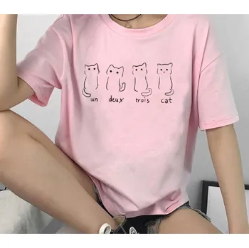 Dámské tričko s potiskem koček B360 XXS 3