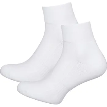 Střední bílé pánské sportovní ponožky