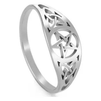 Šperk Dámský prstýnek s hvězdou D2995 stříbrná 10