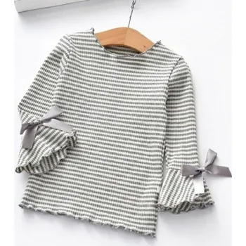 Dívčí tričko s dlouhým rukávem A3150 černá 6