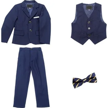 Chlapecký oblek B1363 tmavě modrá 4