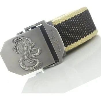 Opasek Látkový pásek s kobrou 160 cm 17