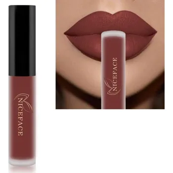 Přípravek na rty Sametově matná tekutá rtěnka s voděodolným efektem Dlouhotrvající lesk na rty Voděodolná sametová rtěnka 11