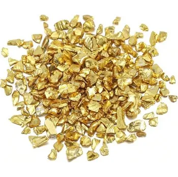Dekorační kamínky 1 - 3 mm 50 g zlatá