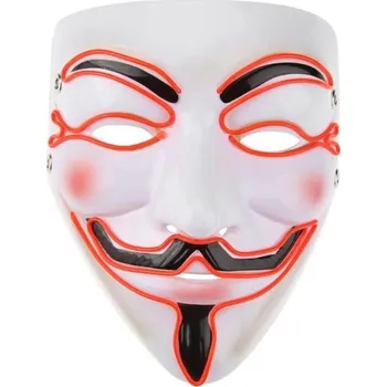 Karnevalová maska Halloweenská svítící maska H1051 6