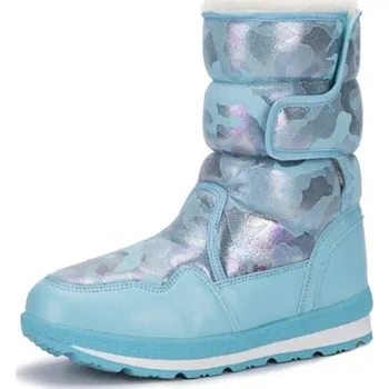 Pánská obuv Zimní boty s armádním vzorem J1018 tyrkysová 40