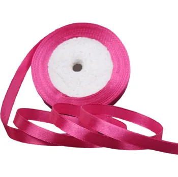 Balící papír Atlasová stuha 50 mm/22 m tmavě růžová