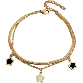 Náramek Dámský náramek s hvězdičkami