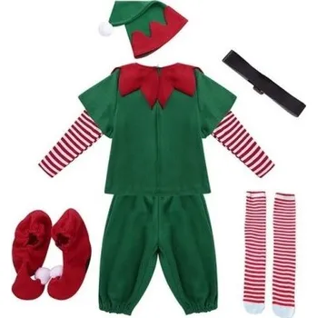 Karnevalová maska Chlapecký kostým vánoční elf 2-3 roky