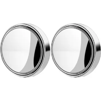 Kulatá přídavná zpětná zrcátka 5,5 cm 2 ks stříbrná