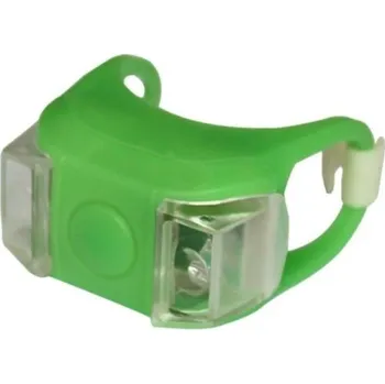 Silikonové LED světlo na kočárek zelená